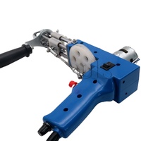 Qtools VK Machine à tisser motorisée portative 2-en-1 pour la fabrication de tapis et de moquettes en laine coupée et bouclée