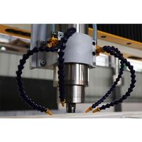Machine de découpe de carreaux humides à jet d'eau Alpha prête à l'emploi, routeur CNC, composant moteur central, découpeuse de pierres précieuses, épaisseur 100 mm