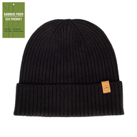 Chapeau en tricot en fibre de bambou naturelle ultra-douce, respirant, chaud et doux pour la peau