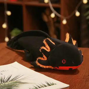 DL2769 salamandra de pelúcia Simulação Plush Toy newt Axolotl Recheado Rosa Salamandra Peixe Lagarto Macio Creepy Plushie Brinquedos