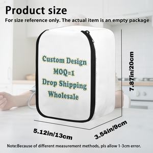 Personalização Special-purpose Bag Print on Demand Dobrável Pequenos Itens Portátil Monitor de Pressão Arterial Storage Bag with Zipper - Product Image 5