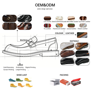 Mocassins Homme en Cuir de Vachette de Haute Qualité, Design Classique Personnalisé OEM, Chaussures Décontractées et Habillées pour Mariage, Imperméables et Respirantes, à Enfiler - Product Image 4