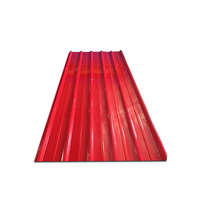Láminas de Techo Corrugadas Galvanizadas con Recubrimiento de Color, Suministro de Fábrica, Servicios de Soldadura y Doblado, Estándar ASTM, Espesor de 0.12-0.13 mm