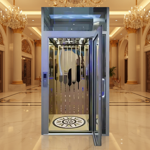 Ascensor Moderno para 13 Personas, Capacidad de 1000 kg, Ahorro de Energía y Espacio, Sistema de Tracción con Engranajes de CA, Acero Inoxidable - Product Image 1