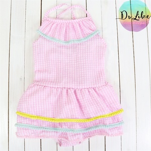 Traje de baño de estilo de moda para niñas pequeñas, ropa de hermana personalizada para niños, traje de baño para bebés para verano UPF50 + - Product Image 4