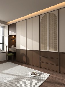 Table de chevet Bone Line, commode de rangement en bois, meuble de chambre moderne, armoire sur mesure - Product Image 1