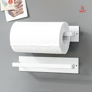 Factory Direct Sale Magnetic Metal <b>Paper</b> Towel Holder Wholesale <b>Kitchen</b> Wall Mount - Product Image 6