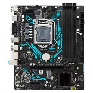 เมนบอร์ด M-ATX รุ่นใหม่มาแรงปี 2026 <span class=keywords><strong>B85</strong></span> พร้อมช่องใส่แรม 4 ช่อง รองรับ Intel I7/I5/I3 รุ่นที่ 4 ซ็อกเก็ต LGA1150 มีพอร์ต VGA/HD-MI/M.2 USB3.0 รองรับ DDR3 4 ช่อง ความจุสูงสุด 32GB สำหรับคอมพิวเตอร์ตั้งโต๊ะ - Product Image 1