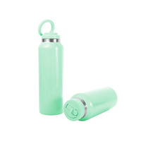 Thermos à double paroi en acier inoxydable de 750 ml avec bouchon magnétique, support de téléphone, isolation thermique de 12 à 24 heures, anti-fuite, sans BPA