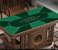 Table de poker pliable portable en feutre, style Texas Hold'em Las Vegas, de haute qualité, pour les soirées poker à domicile