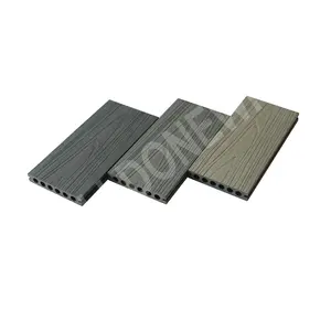 Fade And Stain Resistant New Deck Applications of the Wood-plastic Composite Decking Boards PVC Decking