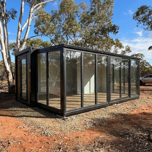 Moderne Case Prefabbricate Piccole, Casa Container con Parete in Vetro, Casette da Giardino, <span class=keywords><strong>Hotel</strong></span> e Resort, Case Container dallo Stile Unico - Product Image 1