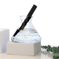 Aromathérapie conique vide maison vitrail diffuseur bouteille pas de bâton de canne à feu bouteille de parfum bouteille d'huile d'essence