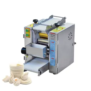 Mesin pemotong bungkus pangsit multifungsi mesin pemotong kulit Tortilla adonan komersial mesin Samosa