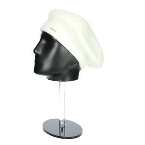 <b>Women's</b> <b>Hat</b> Cream <b>Beret</b> Style Soft Wool Blend Fashion Accessory For <b>Women</b> - Product Image 2