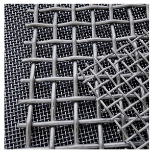 Maille de <span class=keywords><strong>tamis</strong></span> vibrante en fil d'acier tissé 65Mn robuste, résistante à l'usure, pour concasseur de roche, exploitation minière, taille personnalisée - Product Image 5