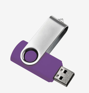<span class=keywords><strong>แฟลช</strong></span>ไดรฟ์ USB สีม่วงแบบหมุ<span class=keywords><strong>น</strong></span>ได้ ความจุ 8GB รับทำโลโก้ OEM จำ<span class=keywords><strong>น</strong></span>วนมาก สำหรับของขวัญส่งเสริมการขายและของที่ระลึกสำหรับองค์กร - Product Image 5