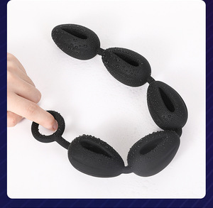 Maschio e femmina Extra Long Large Bead anale Plug have Back anale masturbatore alternativo giocattolo - Product Image 3