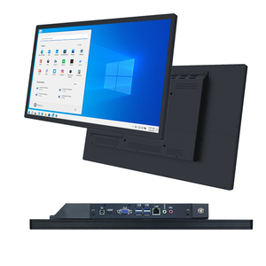 Écran tactile PCAP 10 points de 18,5, 21,5 et 23,8 pouces, 1920x1080, USB VGA pour DVI, série IP65, boîtier métallique VESA, ROHS, HMI, Windows - Product Image 2