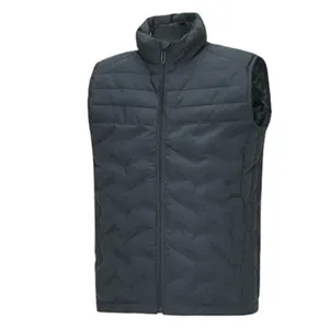 Padding Waistcoat Custom Bodywarmer Seamless Lapel Workout Work Puffer Padded Vests Man