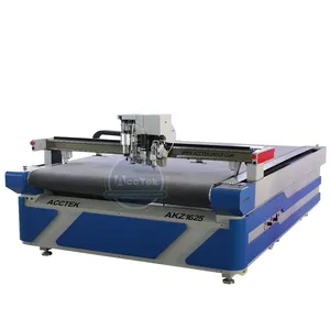 CNC tangential oscillating knife factory sale cutting machine for foam fabric leather rubber