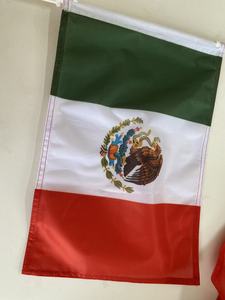 Bandera de México 100% Poliéster para Automóvil, Venta al por Mayor 2026, Bandera Nacional para Eventos Promocionales y Competiciones de Fútbol - Product Image 2