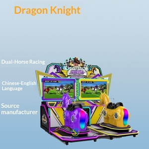 Nuova Macchina da Gioco Interattiva a Moneta per Bambini, Simulazione <span class=keywords><strong>di</strong></span> Corse <span class=keywords><strong>di</strong></span> Cavalli, Doppio Intrattenimento, per Parco Giochi al Coperto, Esportazione - Product Image 3