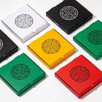 Boîte à pizza personnalisée en gros, écologique, résistante, de qualité alimentaire, en carton ondulé de 6 à 12 pouces pour la livraison de pizzas
