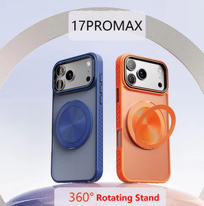 Funda ATB Escarchada Magnética Magnética para <span class=keywords><strong>iPhone</strong></span> 17 con Soporte Integrado, el Estuche Más Vendido con Función Antideslizante, Apta para Apple 17 Air Pro Max - Product Image 3