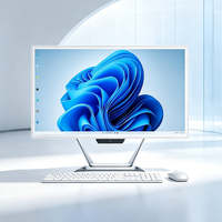 PC All-in-One 21.5" Intel Core I5-7300U RAM 16GB SSD 256GB Komputer Desktop AIO untuk Bisnis, Kantor, dan Rumah