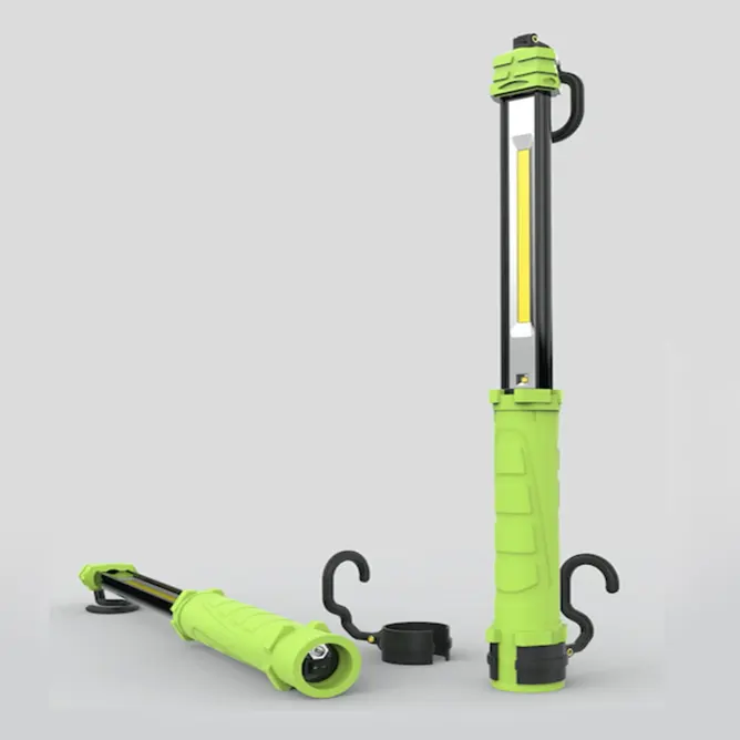 Winmax 10w 3600MA lithium battery rechargeable cob led work light with hook