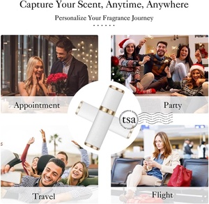 8ml/10ml/15ml/20ml Small Square Aluminum <b>Perfume</b> Pump Sprayer Bottle Chic Looking Acid Etched for Business Travel Purse Storage - Product Image 6