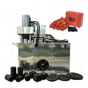 Machine à fabriquer du charbon à chicha en cubes pour la Tunisie, presse hydraulique pour briquettes de charbon, extrudeuse de briquettes de charbon - Product Image 1