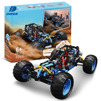 Juego de bloques de construcción de coche todoterreno teledirigido de 2,4 Ghz, programable, con Control por aplicación, 466 piezas