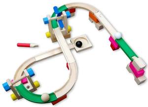 Popolare Set Educativo di Pista per Biglie, Giocattolo Musicale in Legno, Gioco Interattivo Creativo per l'Apprendimento della Prima Infanzia - Product Image 2