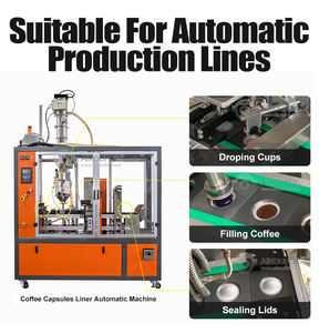 เครื่องบรรจุและปิดผนึกกาแฟอัตโนมัติ เครื่องทำแคปซูลกาแฟเปล่าเนสเพรสโซ เครื่องทำแคปซูลกาแฟ - Product Image 5