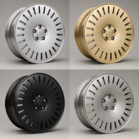 Jantes en alliage d'aluminium forgé monobloc 6061-T6 personnalisées de 20 à 24 pouces, jantes classiques à disque intégral de luxe pour berlines haut de gamme