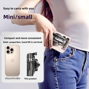 Magesafe P25 Selfie Stick aleación de aluminio con llavero Control remoto soporte para teléfono móvil trípode giratorio extraíble - Product Image 2