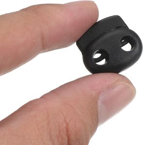 PATIKIL X Cord Locks Pack – Embouts à ressort double trou pour cordon de serrage et lacets, noir - Product Image 4