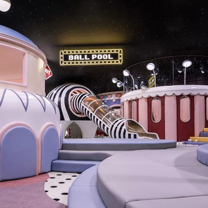 Augustine rừng thám hiểm phiêu lưu trung tâm sang trọng trong nhà sân chơi leo núi PVC săn kho báu lưới theo chủ đề nhà chơi khám phá - Product Image 5