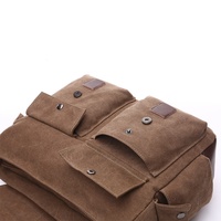 Sac à bandoulière en toile pour homme, tendance, grande capacité, luxe, vente en gros