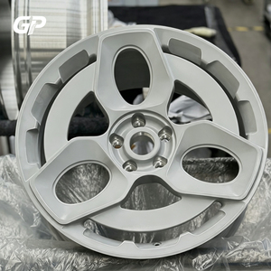 Pour Porsche 911 Cayman BMW M2 M3 <span class=keywords><strong>Audi</strong></span> <span class=keywords><strong>TT</strong></span> Jantes forgées 6061-T6 17-24 pouces Blanc mat Rétro 5 branches Multi PCD ET - Product Image 1