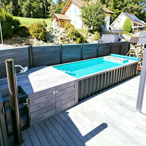 Piscine Modulaire Extérieure Grande Conteneurisée avec Fenêtre Acrylique Transparente et Cadre en Acier – Vente Directe Usine - Product Image 6