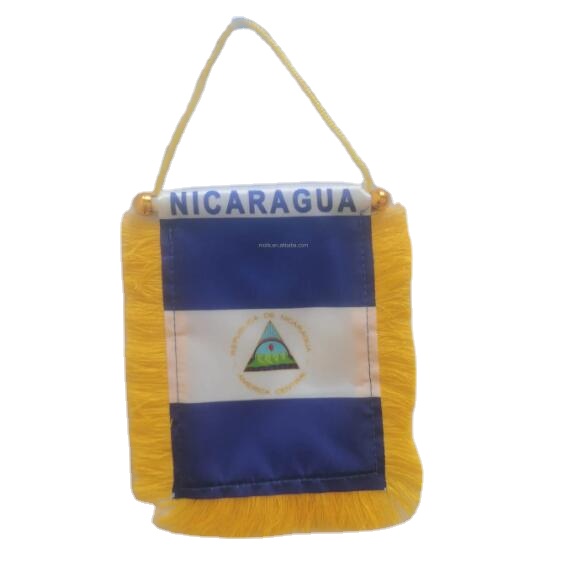 Fanion Drapeau Cameroun - 15x10 Cm, Polyester, Double Face, Pour Voiture, Décoration, Support