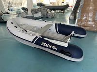 Bateau semi-rigide en aluminium de 290 cm pour 4 personnes, Achilles Hypalon avec compartiment de rangement avant en aluminium étanche, luxe et loisirs, directement de l'usine chinoise