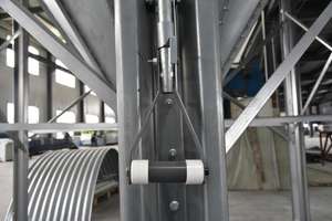 Оцинкованный стальной бункер для хранения зерна мини мобильный мини для использования на ферме для хранения зерна для пшеничной муки, сахара, ячменя, кормовой бункер для птицы - Product Image 5