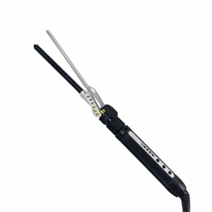 Fer à boucler professionnel de salon pour hommes, avec logo personnalisé, rotation manuelle, revêtement céramique de haute qualité, pour cheveux courts - Product Image 2