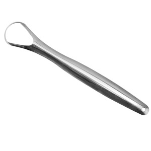 Manufacturer of stainless steel tongue scrapers, tongue cleaning scrapers, tongue scraping plates, oral hygiene and care. - Product Image 1