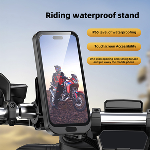Soporte impermeable para teléfono, estilo espejo retrovisor, IP65, pantalla táctil accesible para bicicleta eléctrica, material ABS - Product Image 4