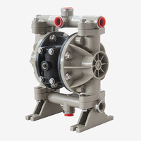 Pompe à double diaphragme pneumatique durable à basse pression en PP de 1/2 pouce, modèle Premium 666053, pour dosage chimique, prix de gros usine